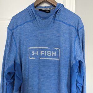 Under Armour Fishing Hooded Long sleeve UV resistant shirt